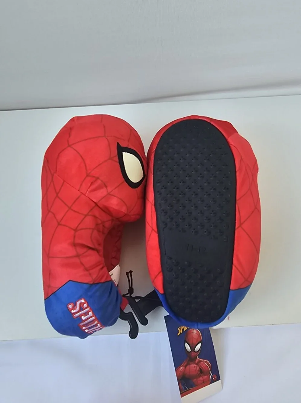 Marvel Spider-Man Plush Slippers Kids Toddler Sizes 9-10 11-12 NWT Choose Size